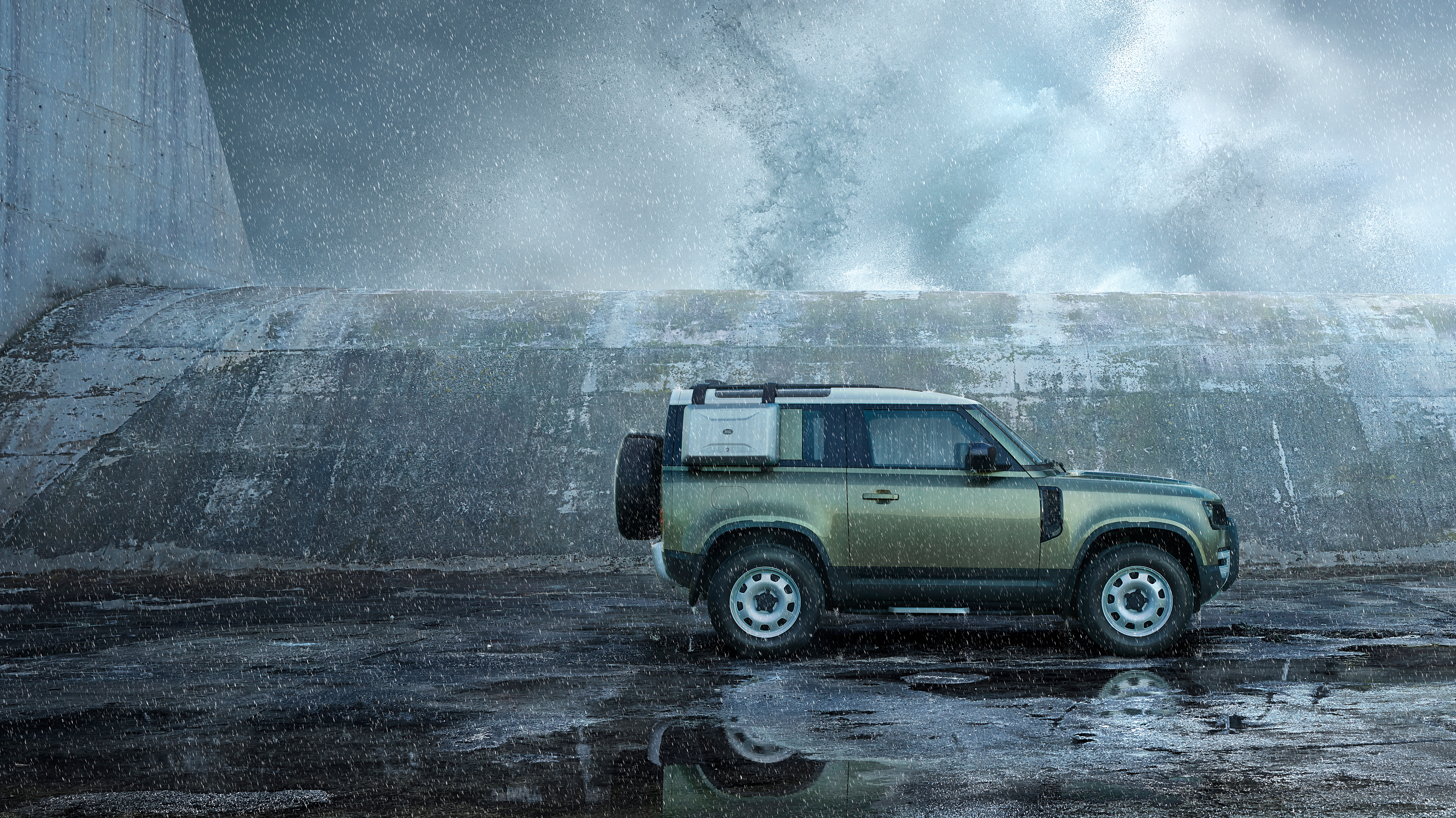 Trigger Shoots Land Rover Defender Spain photoshoot